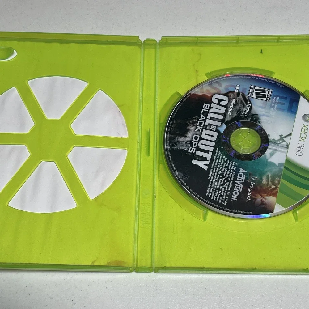 Call of Duty Black Ops Xbox 360 Video Game Complete Tested Shooter Activision